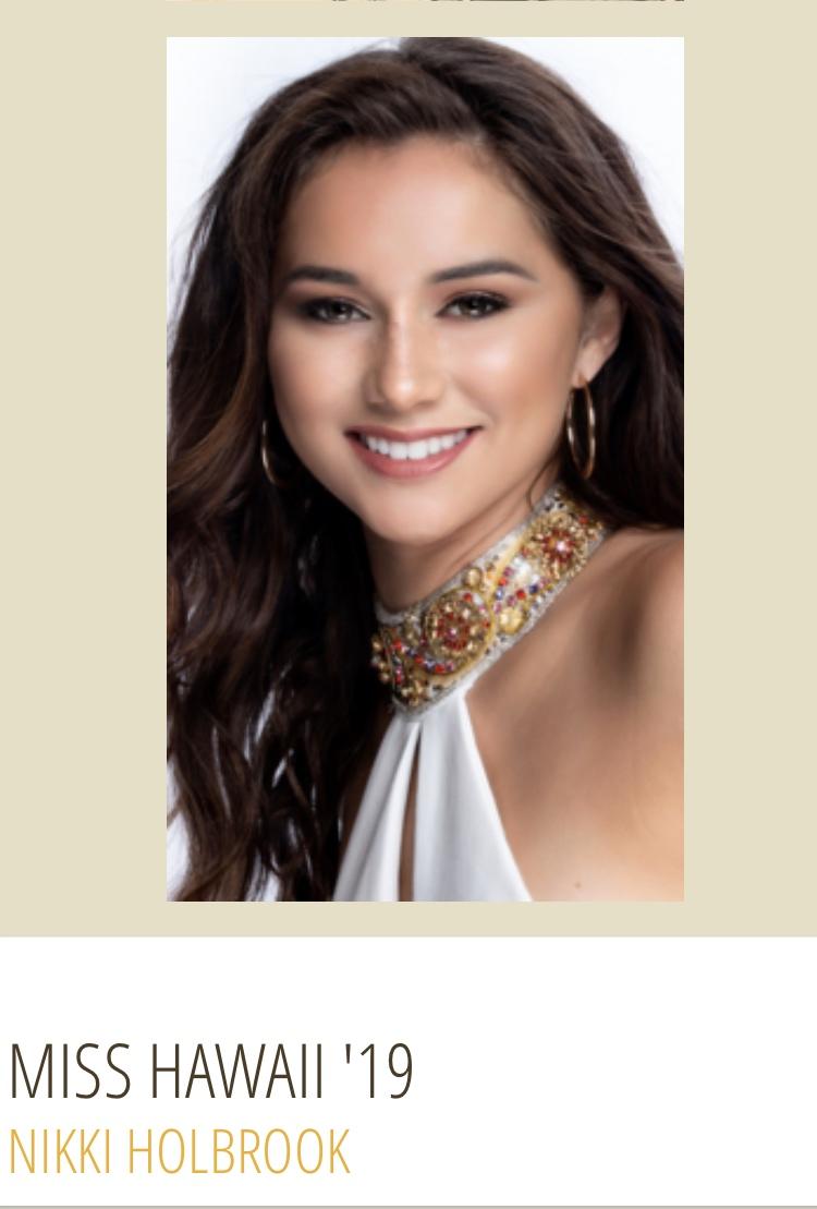 Miss Hawaii 2019 Nikki Holbrook 