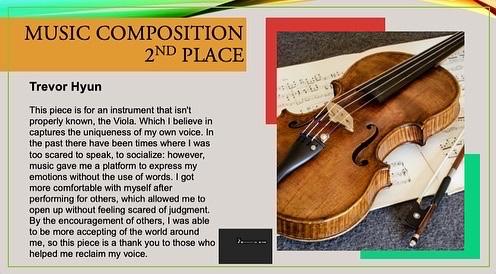 2nd Place Music Composition 